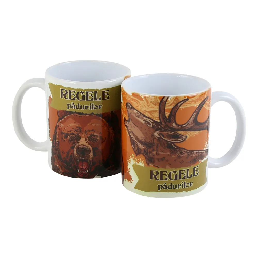 Cana ceramica "Regele Padurilor!" 330 ml