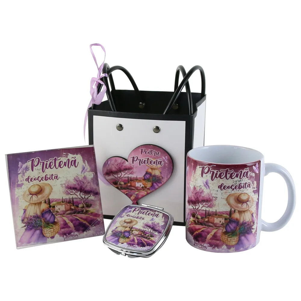 Set cadou "Prietena deosebita", cu 4 piese