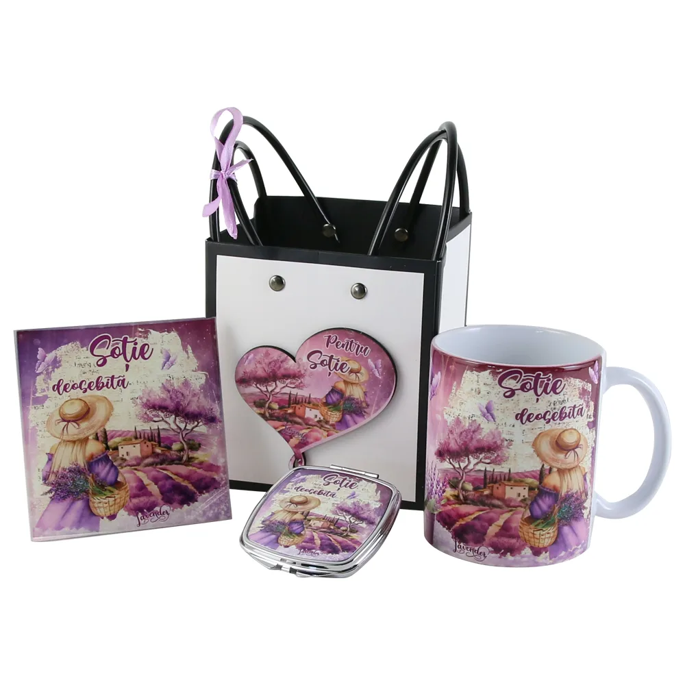 Set cadou "Sotie deosebita", cu 4 piese
