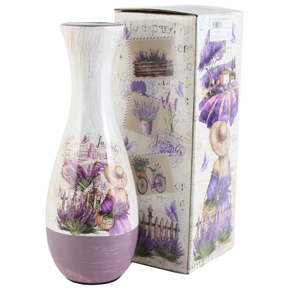 Vaza din ceramica Lavender 9x25 CM, in cutie decorativa, M.232