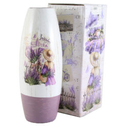Vaza din ceramica Lavender 12x29 CM, in cutie decorativa, M.243