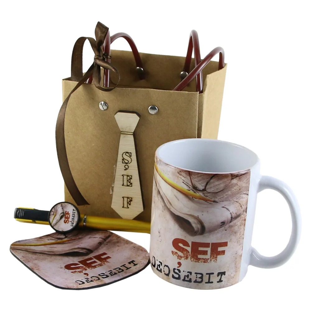 Set cadou "Sef deosebit", cu 4 piese, Vintage