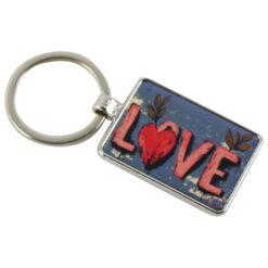 Breloc din metal "Love", 7.5 CM