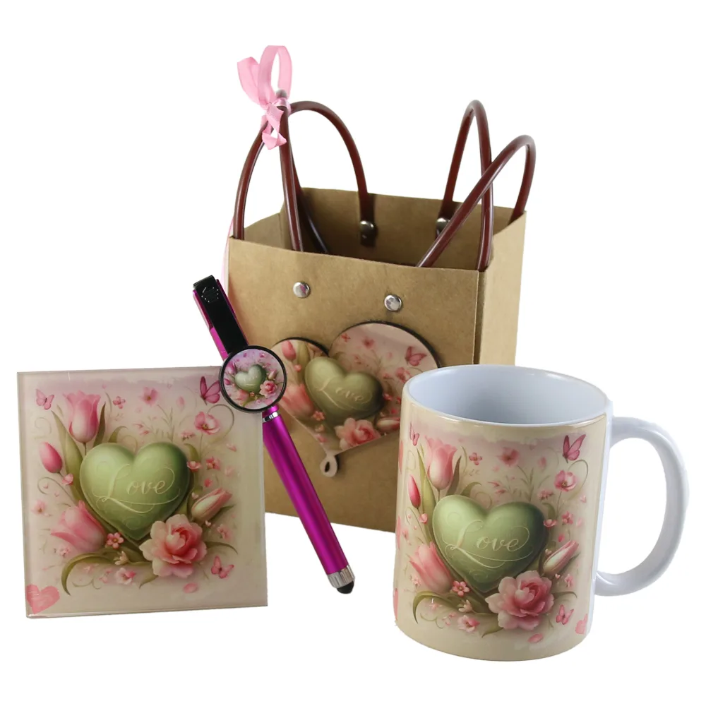 Set cadou cu 4 piese, Inimioara Love