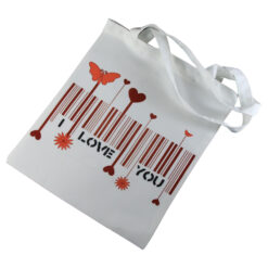 Sacosa textil 28x34 CM "I Love You", barcod