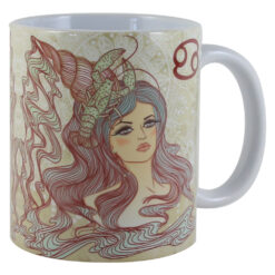 Cana ceramica Zodia Rac, 330 ml