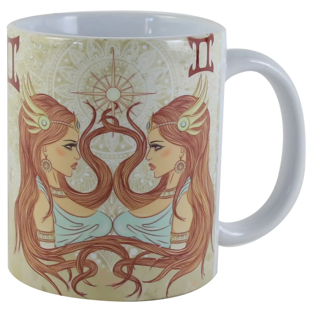 Cana ceramica Zodia Gemeni, 330 ml