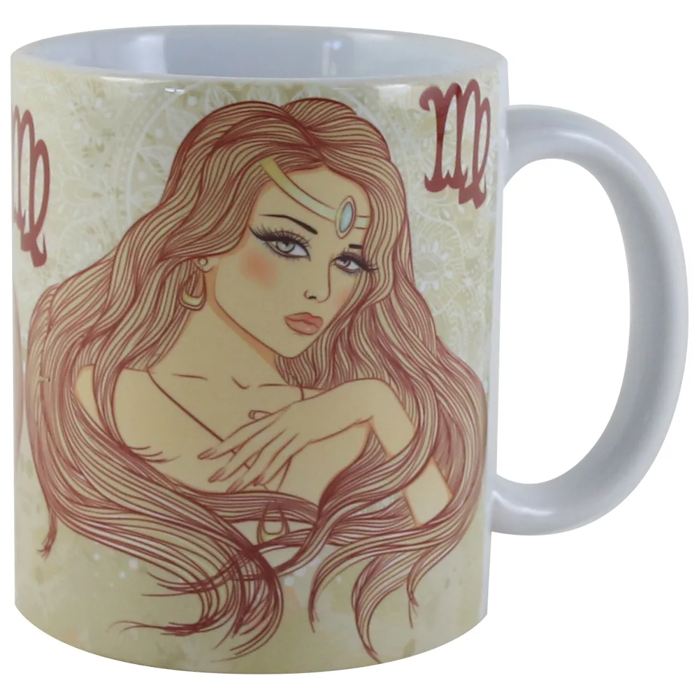 Cana ceramica Zodia Fecioara, 330 ml