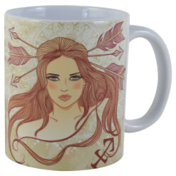 Cana ceramica Zodia Sagetator, 330 ml