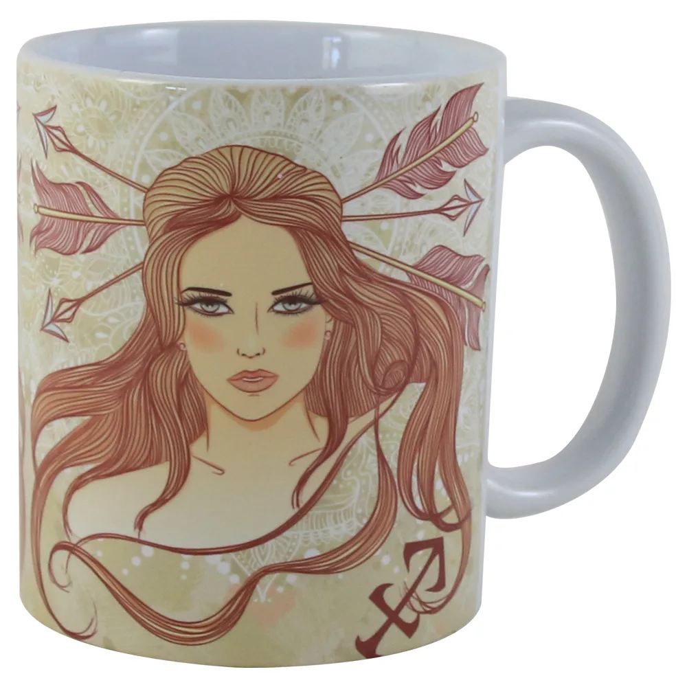 Cana ceramica Zodia Sagetator, 330 ml