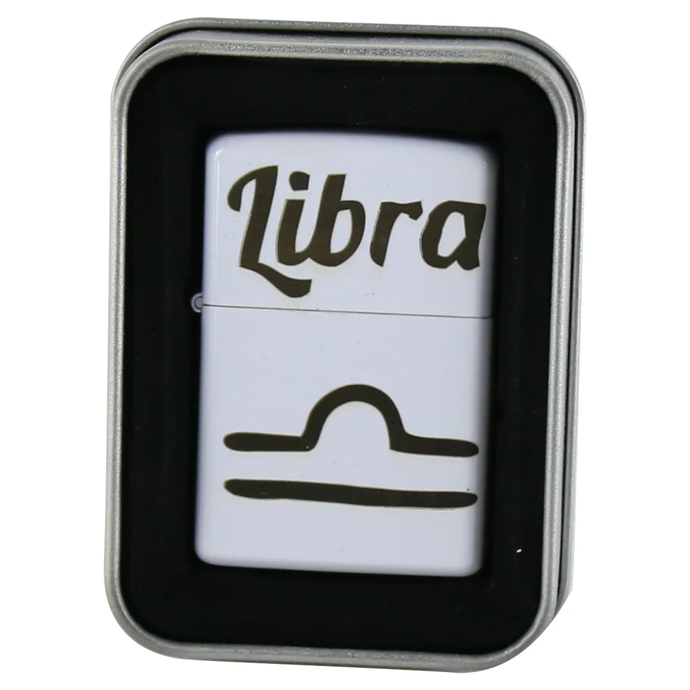 Bricheta metalica "Libra", 3.5x5 CM, Alb, Balanta