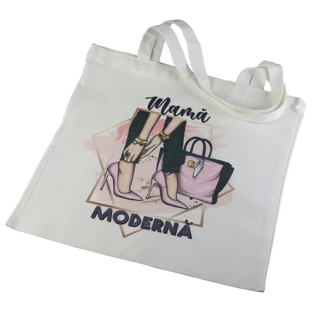 Sacosa textil "Mama Moderna" 40x40 CM