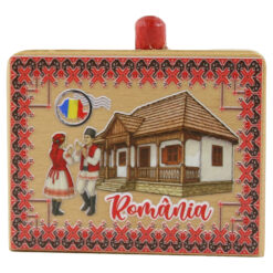 Cutie Sarpe "Romania" 8x6.5 CM, Dansatori populari