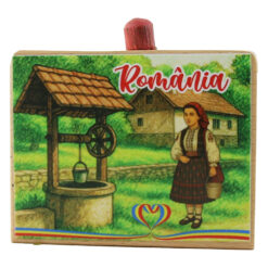 Cutie Sarpe "Romania" 8x6.5 CM, Tarancuta la fantana