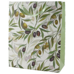 Punga cadou din hartie 26x32 CM, Olives