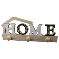 Suport pentru chei din lemn "Home" 30x13 CM