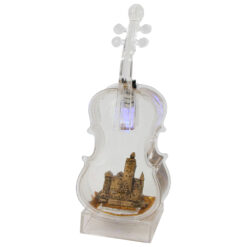 Alternative view of Ornament decorativ Vioara cu led 6.5x16 CM, Castlelul Bran