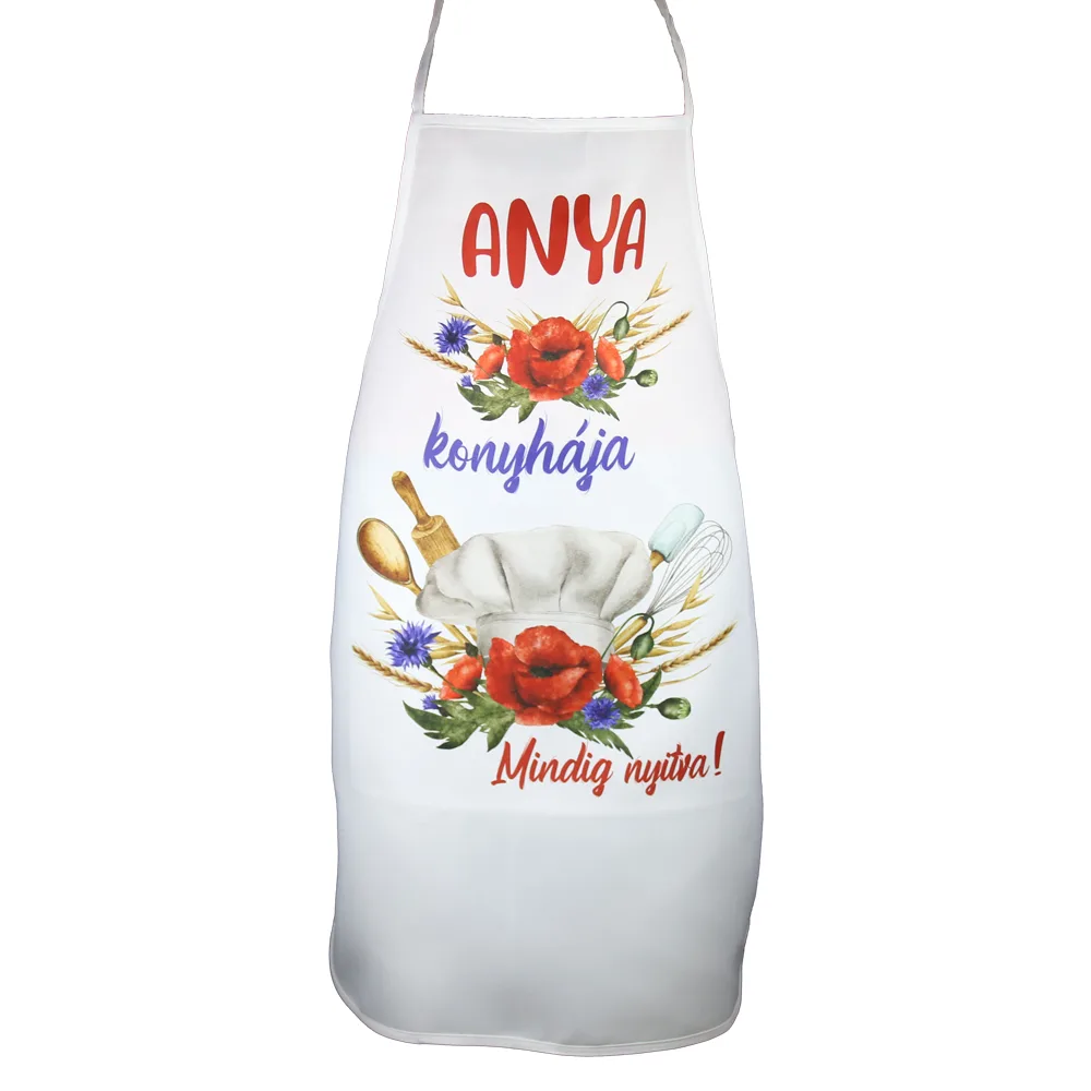 Sort de bucatarie "Anya konyhaja. Mindig nyitva!", 63x82 CM