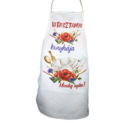 Sort de bucatarie "Keresztanyu konyhaja. Mindig nyitva!", 63x82 CM