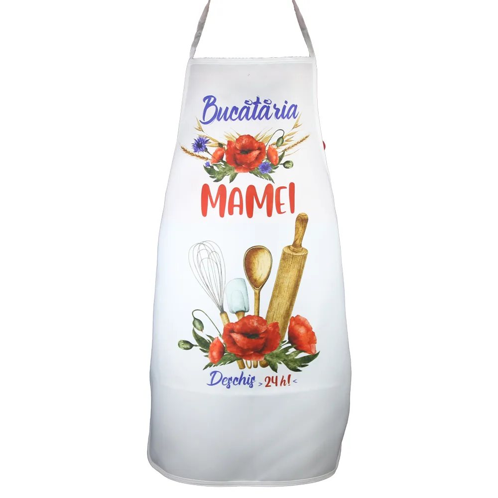 Sort de bucatarie "Bucataria Mamei deschis 24 h!", 63x82 CM