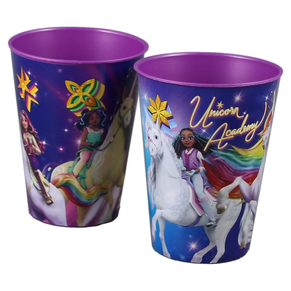 Pahar din plastic Unicorn Academy, 260 ml