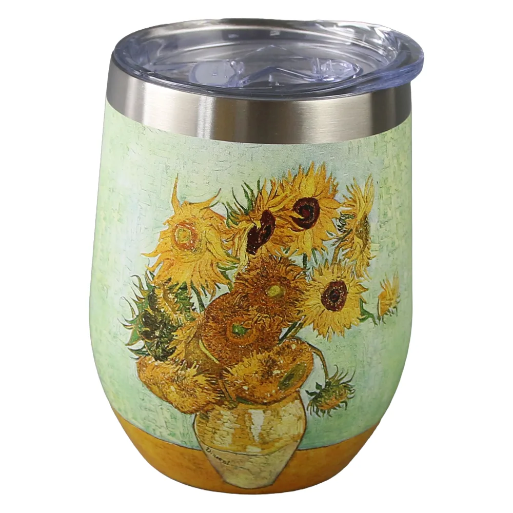 Cana termos 330 ml "Sunflowers" de V. van Gogh, in cutie decorativa