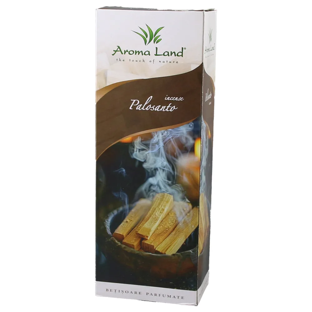 Betisoare parfumate Palo Santo, 6 cutii de 20 de betisoare, Aroma Land