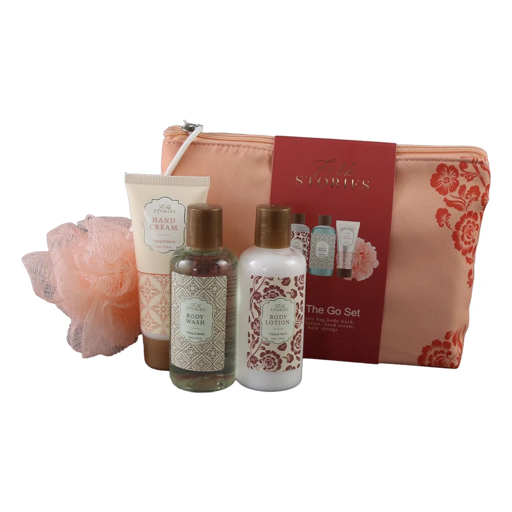 Set ingrijire corp 5 piese Ylang & Neroli, Folk Stories - imagine 2