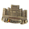 Magnet de frigider metalic "Romania / Bucuresti" 7 x 5 cm