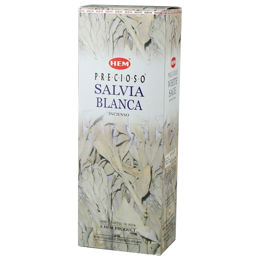 Betisoare parfumate Salvia Blanca, 6 cutii de 20 de betisoare, HEM product