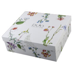 Set 4 cani din portelan 360 ml, "The colors of nature", in cutie decorativa - imagine 4