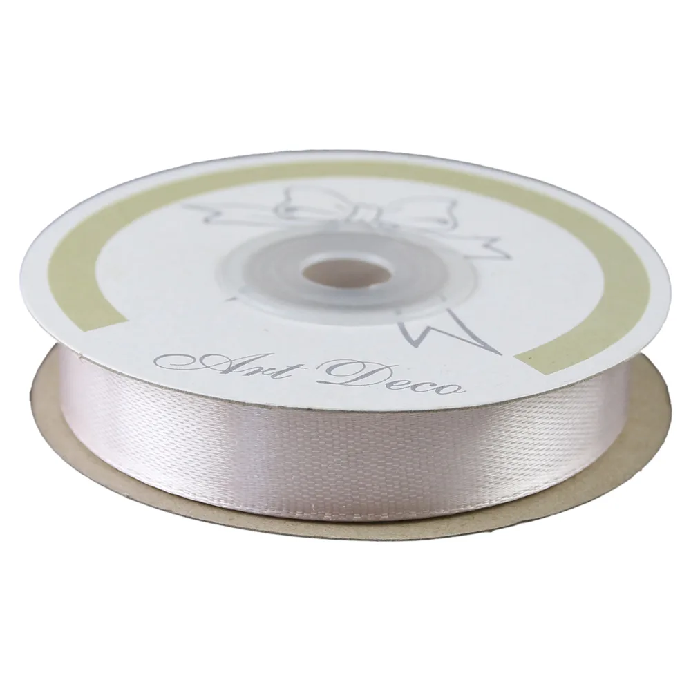 Rola panglica satin Roz deschis 15 mm x 25 m, Art Deco