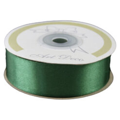 Rola panglica satin Verde 25 mm x 25 m, Art Deco