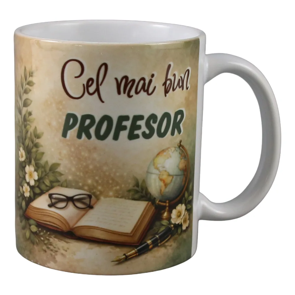 Cana din ceramica "Cel mai bun Profesor" 330 ml