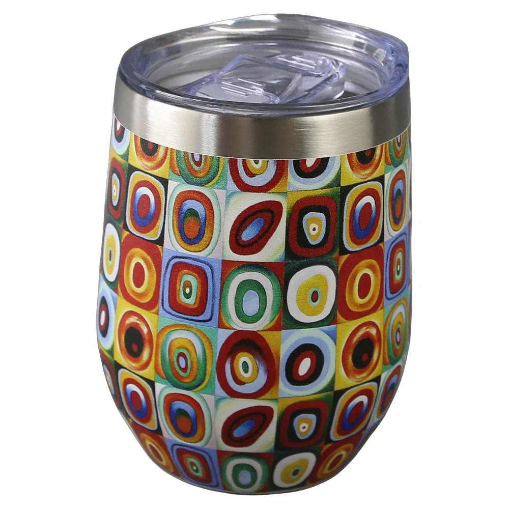 Cana termos 330 ml "Squares with Circles" de W. Kandinsky