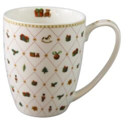 Alternative view of Cana de Craciun din portelan Ornament Joy 360 ml, in cutie decorativa