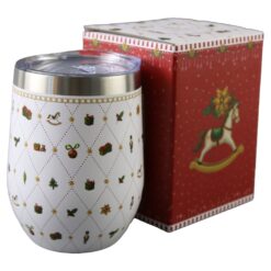 Alternative view of Cana termos de Craciun 330 ml Ornament Joy, in cutie decorativa