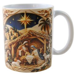 Cana ceramica 330 ml, Sfanta Familie in Betleem