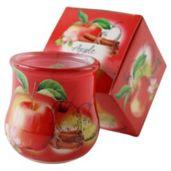 Lumanare parfumata in pahar Apple Cinnamon 80 g