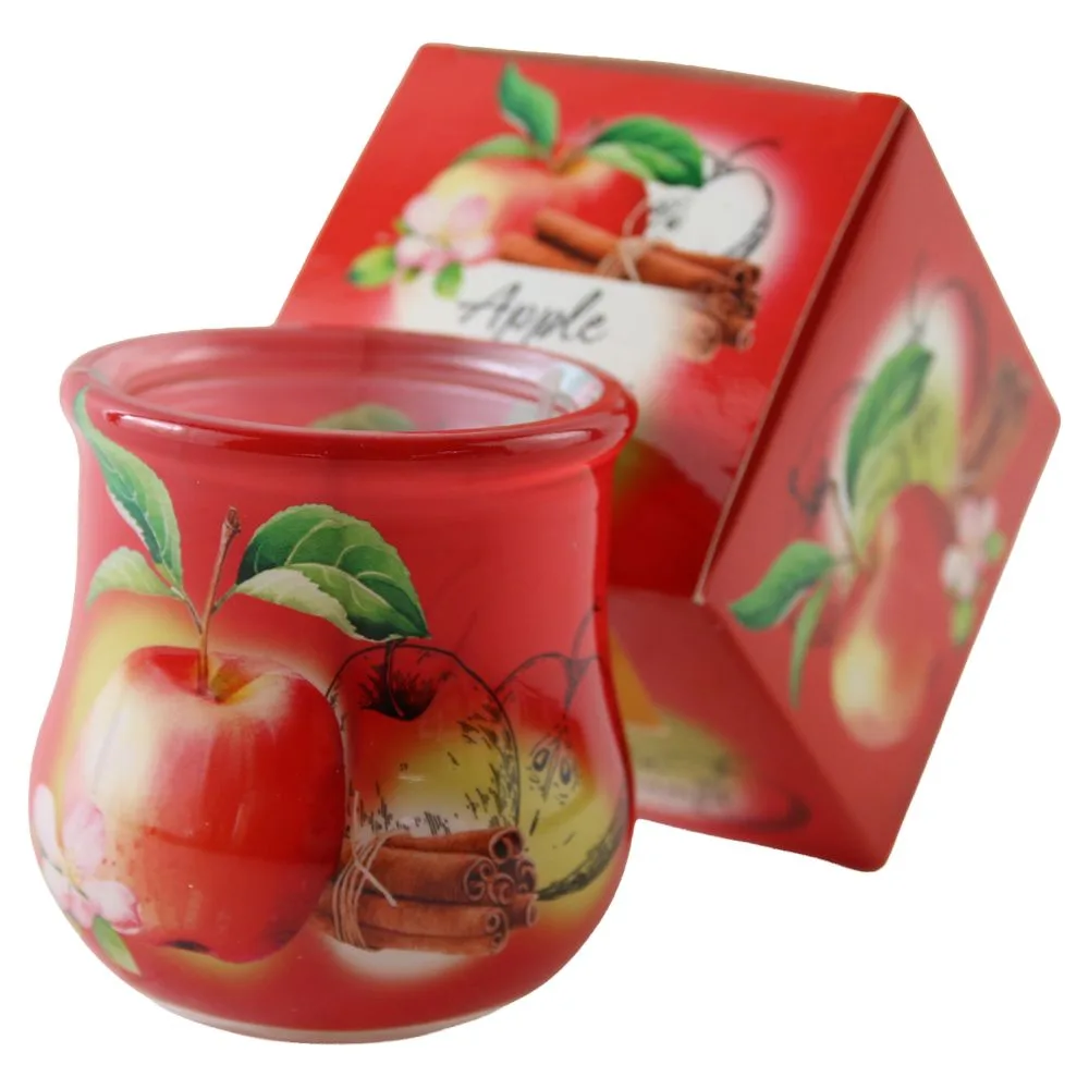 Lumanare parfumata in pahar Apple Cinnamon 80 g