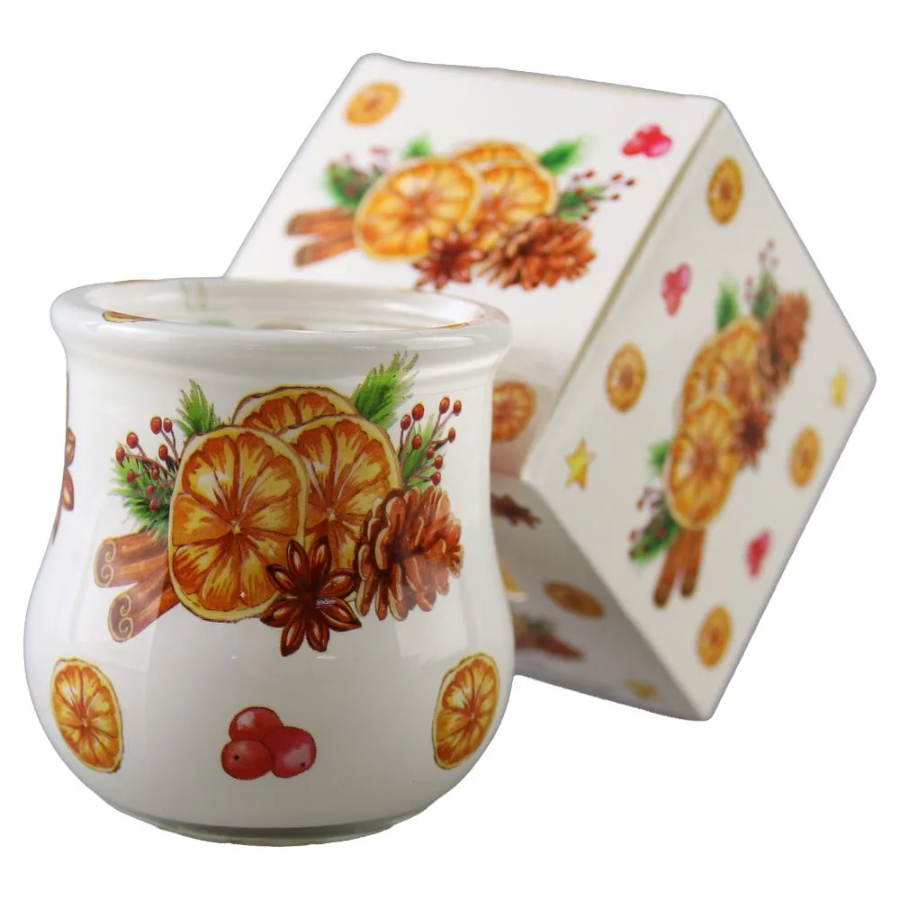 Lumanare parfumata in pahar Orange Cinnamon 80 g