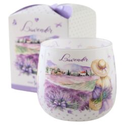 Lumanare parfumata in pahar Lavender 100 g, Home Sweet Home