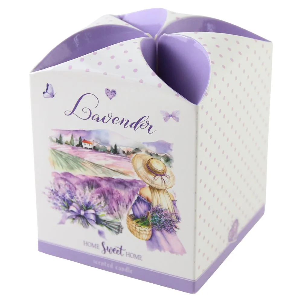 Lumanare parfumata in pahar Lavender 100 g, Home Sweet Home - imagine 2