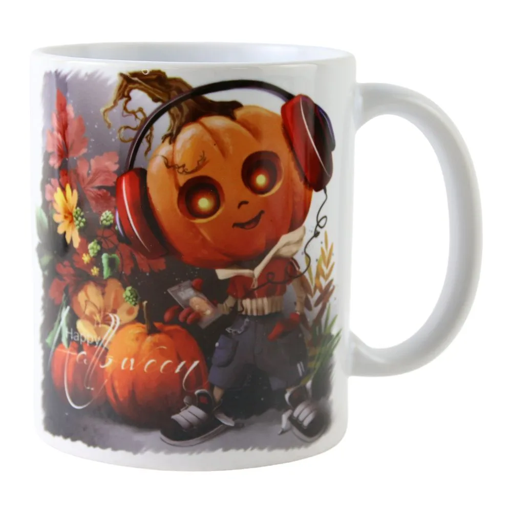 Cana ceramica Happy Halloween 330 ml, dovleac