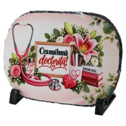 Placa din ardezie "Cea mai buna doctorita!" 14x19 cm