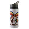 Termos metalic cu pai Romania 500 ml, Funda tricolora si copii