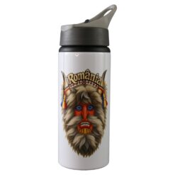 Termos metalic cu pai Romania 500 ml, Masca traditionala romaneasca